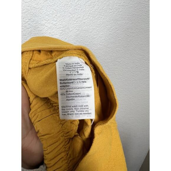 Madewell Medium Tall Huston Pull On Crop Pants MT Golden Lantern - Picture 5 of 6